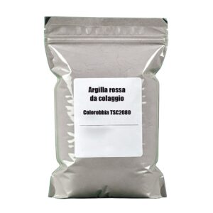 Argilla da colaggio rossa