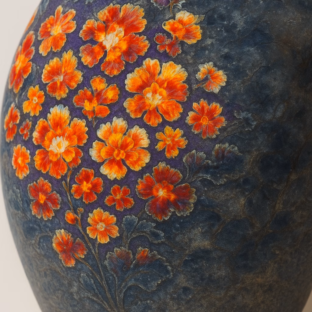 Creare Opere d'Arte Ceramiche Uniche con Floral Fantasy e Stormy Sky 1 Immagine Creare Opere d'Arte Ceramiche Uniche con Floral Fantasy e Stormy Sky