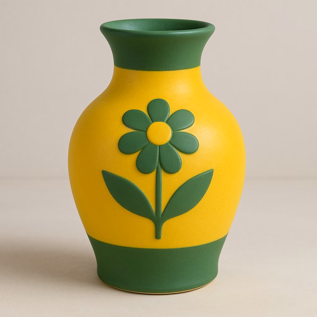 Creazione di un Vaso Floreale in Ceramica con Academy Daisy e Smalto Opaco Green di Colorobbia 3 Immagine Creazione di un Vaso Floreale in Ceramica con Academy Daisy e Smalto Opaco Green di Colorobbia