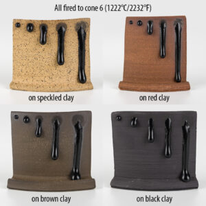 Effetto su vari impasti ceramici con un'ossidazione a 1220 °C