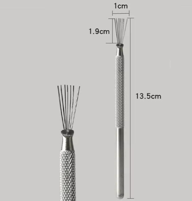 spazzolina metallica per graffiare 2 spazzolina metallica per graffiare - immagine 2