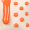 Orange melt gloop