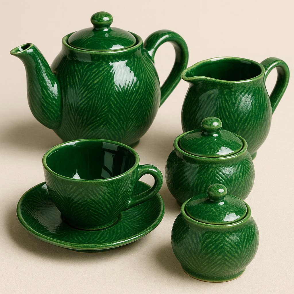 Creare Magici Manufatti in Ceramica con Green Glossy e Christmas Green 1 Immagine Creare Magici Manufatti in Ceramica con Green Glossy e Christmas Green