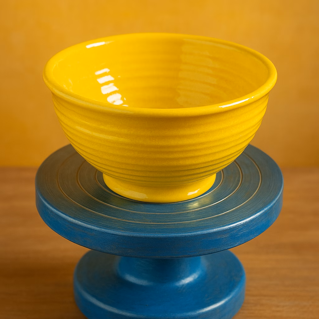 Creare una Ciotola Solare con Smalto Lemon e Tornio da Tavolo 3 Immagine Creare una Ciotola Solare con Smalto Lemon e Tornio da Tavolo