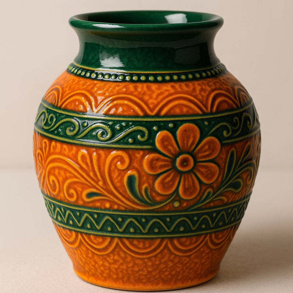 Immagine Creare un Vaso di Natale con Colori Vibranti: Acapulco e Christmas Green