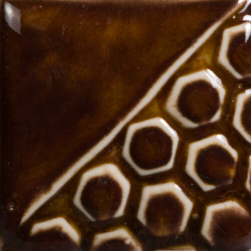 Mattonella marrone con parti avorio