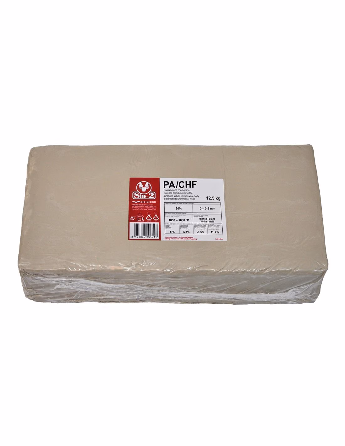 Argilla PA/CHF bianca chamotte 0-0.5 SIo-2 2 Argilla PA/CHF bianca chamotte 0-0.5 SIo-2 - immagine 2
