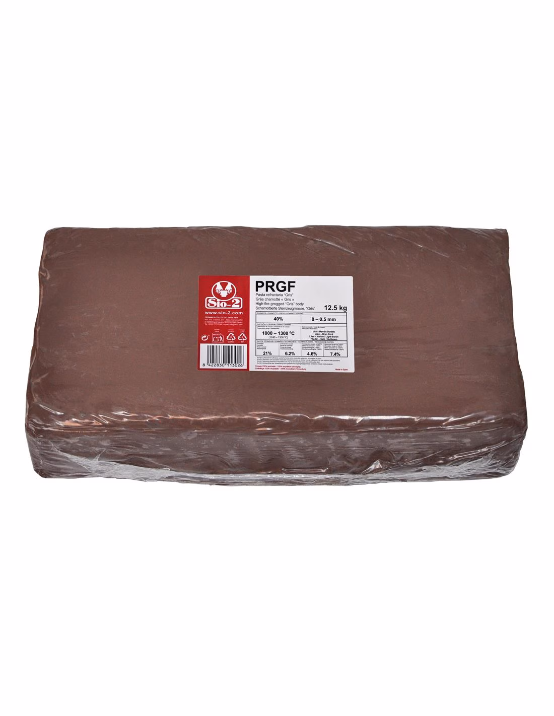 Argilla PRGF refrattaria marrone dorato 0-0.5mm SIo-2 2 Argilla PRGF refrattaria marrone dorato 0-0.5mm SIo-2 - immagine 2