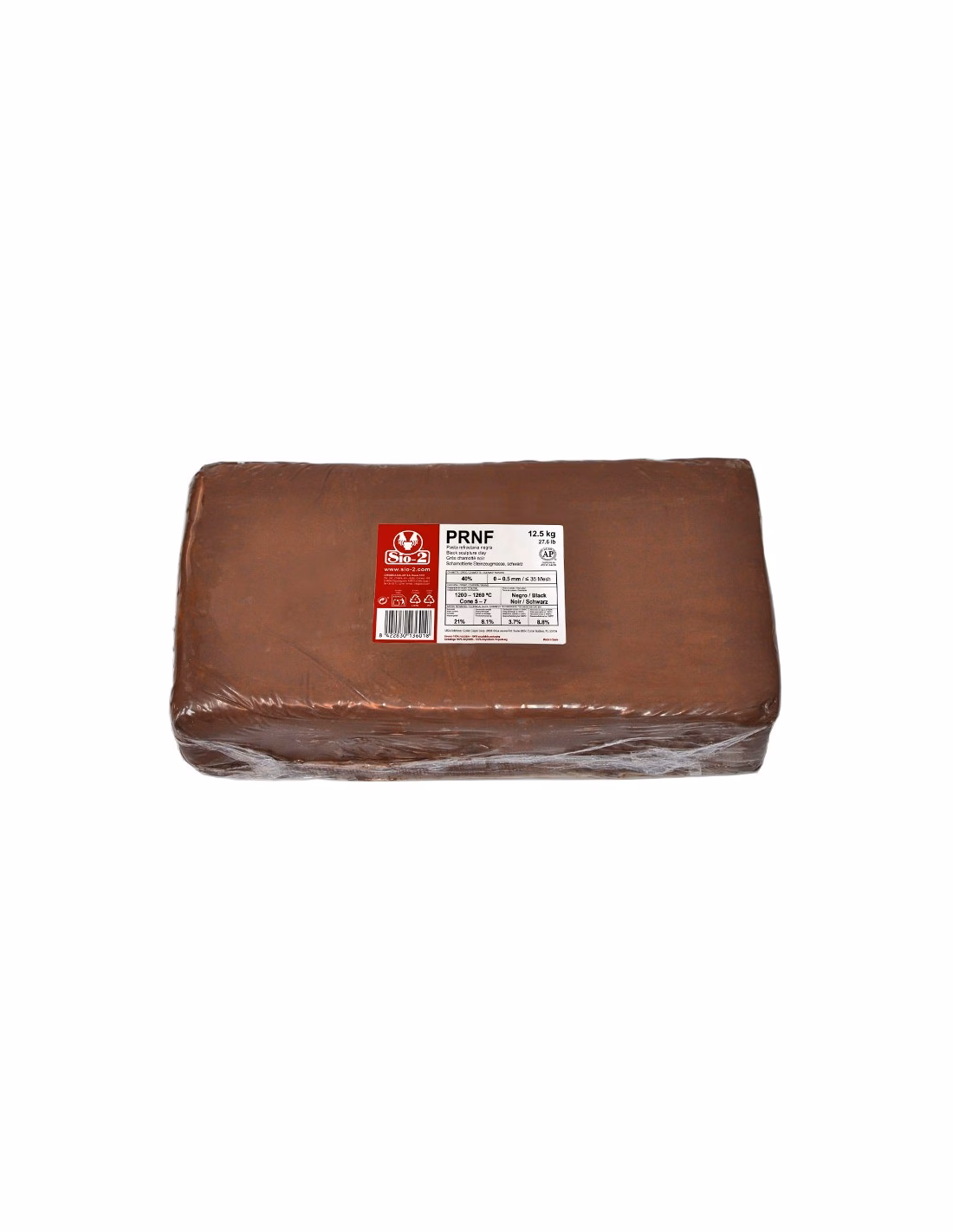 Argilla PRNF refrattaria nera  0-0.5 mm SIo-2 - immagine 2