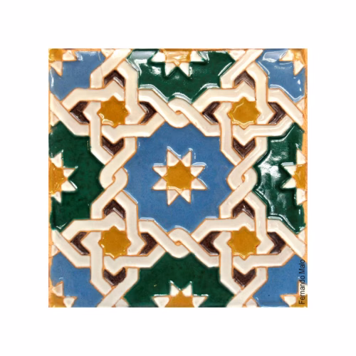 Mattonella decorata realizzata con Terracotta Sio-2