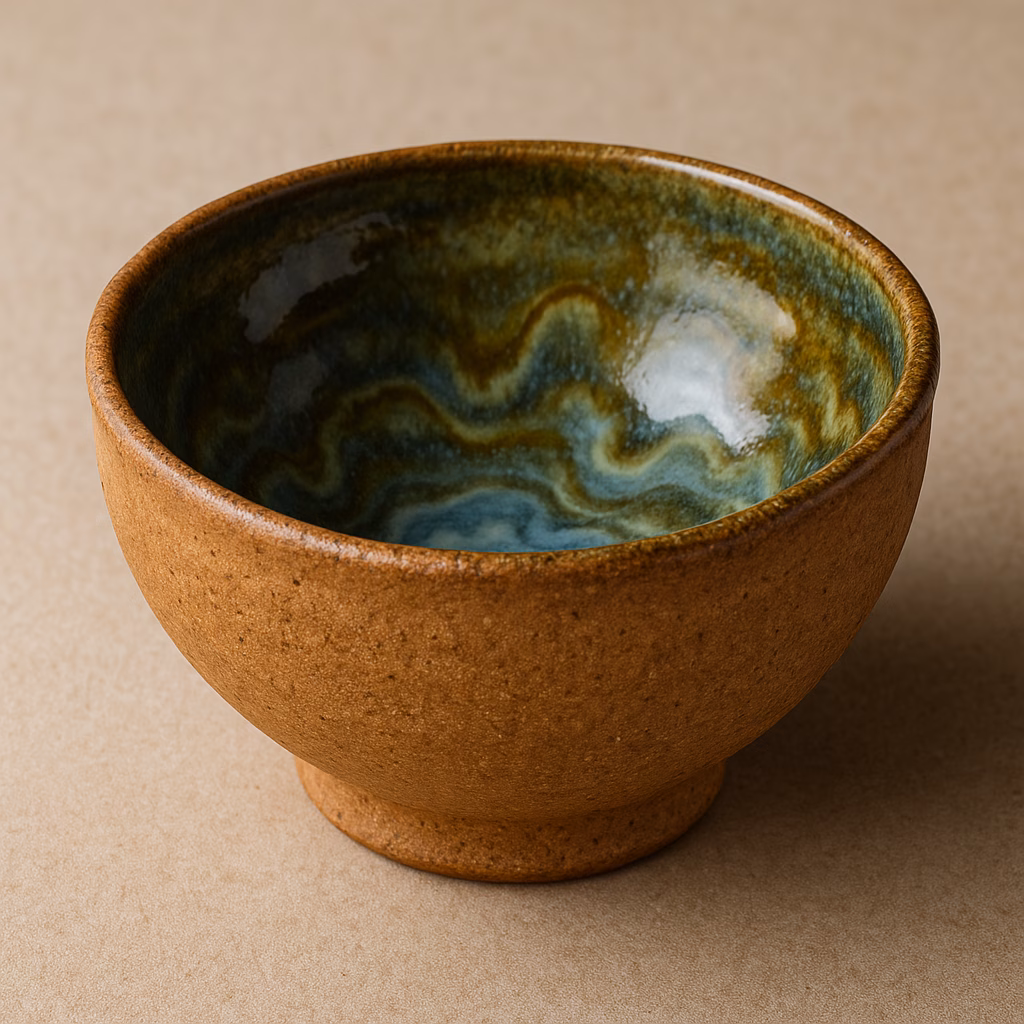 Immagine Ciotola ceramica effetto laguna: progetto creativo con Apache SIo-2, Baby Blue e Tidal Pool