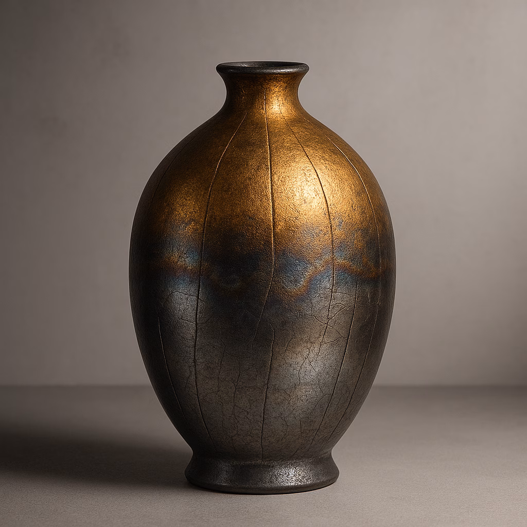 Vaso Raku “Eclissi”: come creare un manufatto con Smalto Raku Argento e Smalto Raku Oro 10 Immagine Vaso Raku “Eclissi”: come creare un manufatto con Smalto Raku Argento e Smalto Raku Oro
