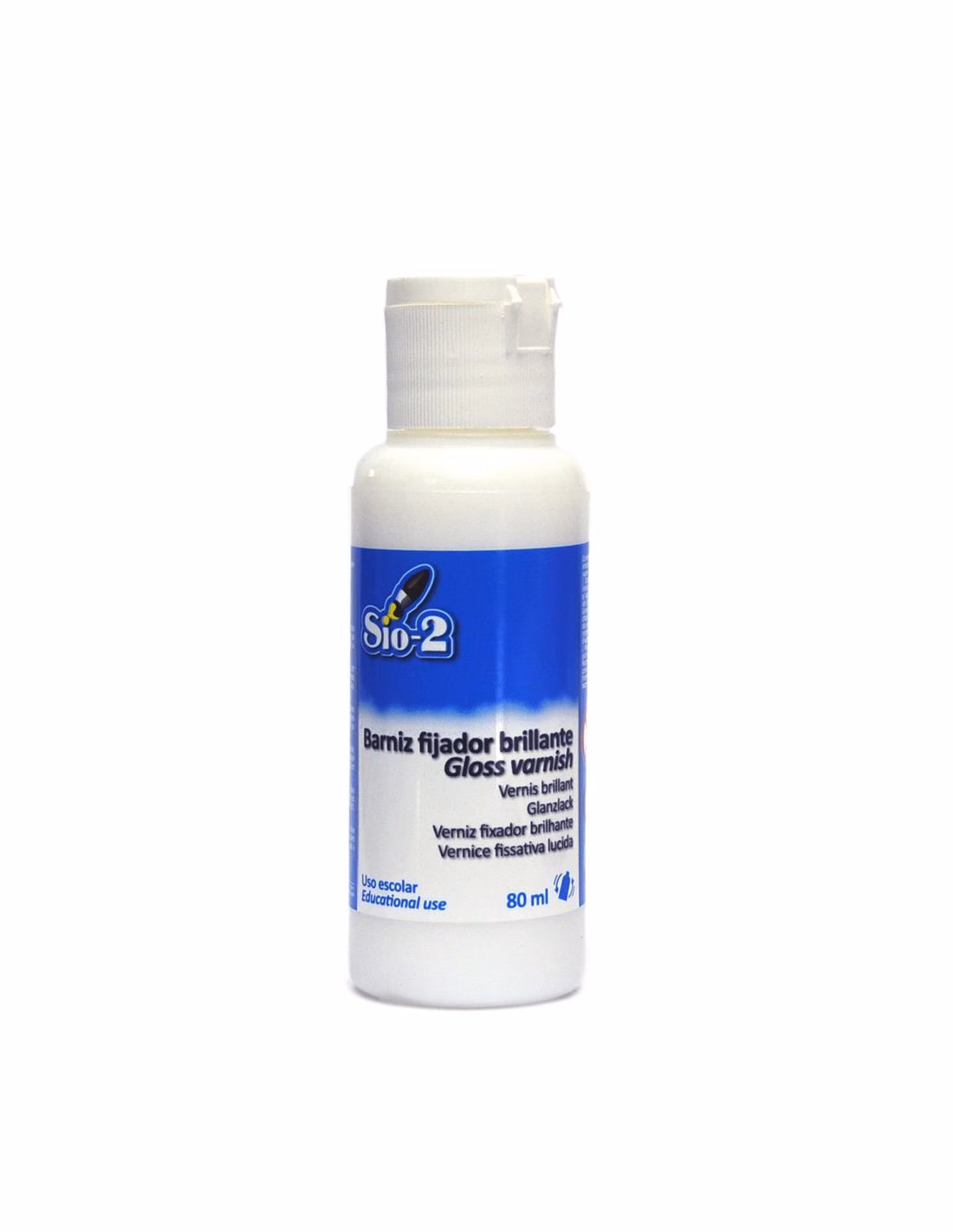 Vernice lucida per argille auto indurenti Sio-2